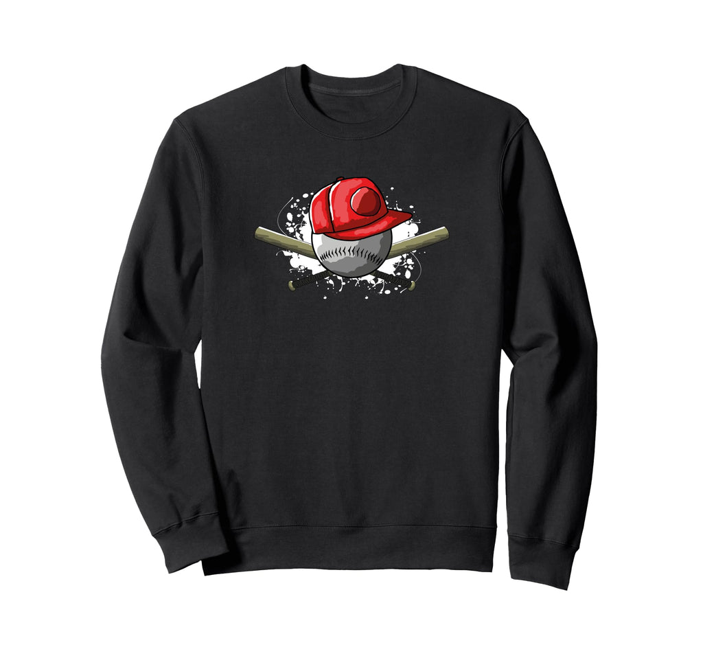 Baseball Cap Sweatshirt - Custom Art Print Men Women - T-Shirt, Sweatshirt, Hoodie
