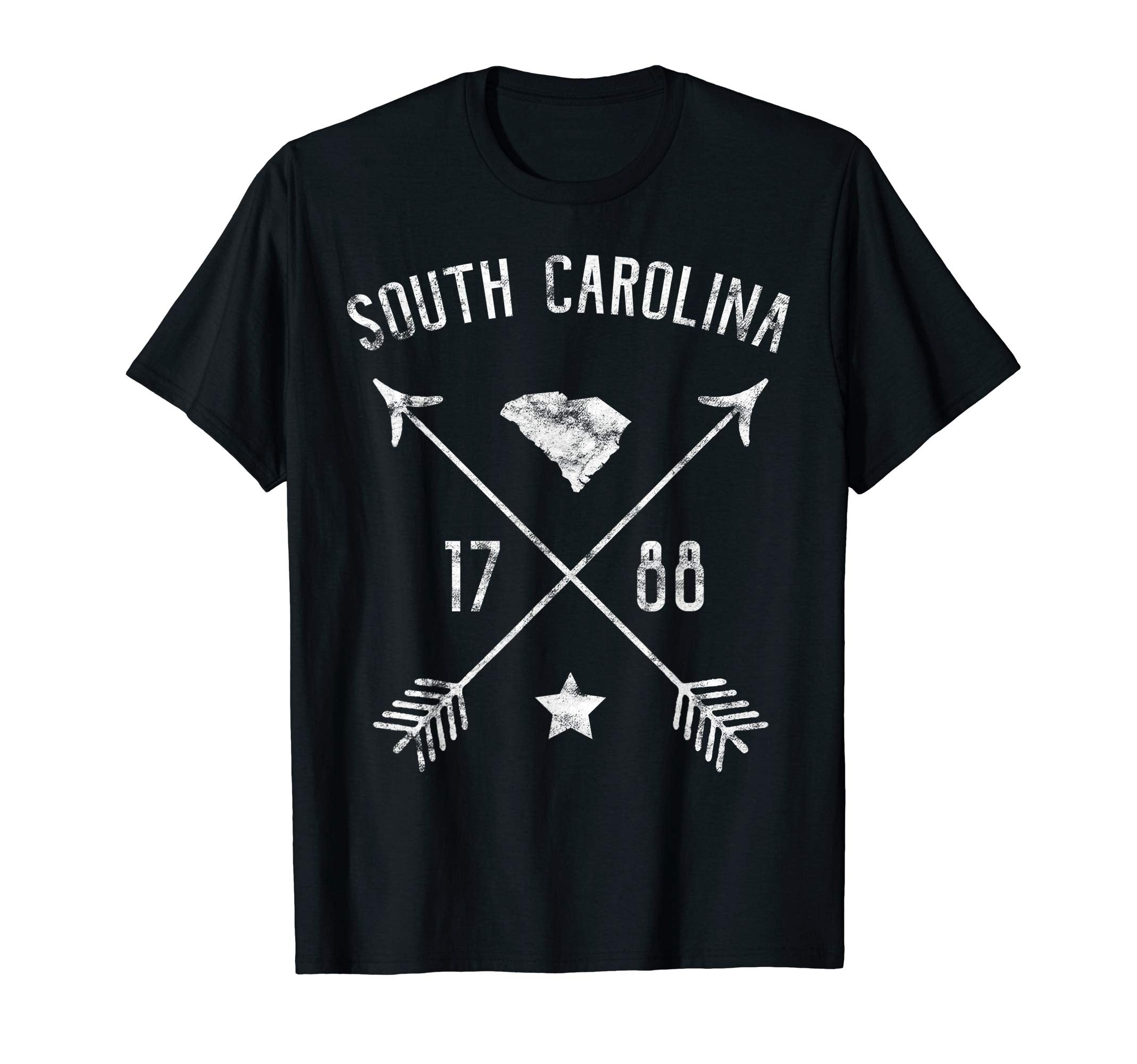 South Carolina Home State Outline T-Shirt - Unique Graphic for Adults - T-Shirt, Sweatshirt, Hoodie