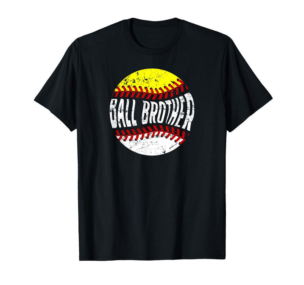 Ball Brother Groovy Baseball T-Shirt - Fun Novelty Design Men Women - T-Shirt, Sweatshirt, Hoodie