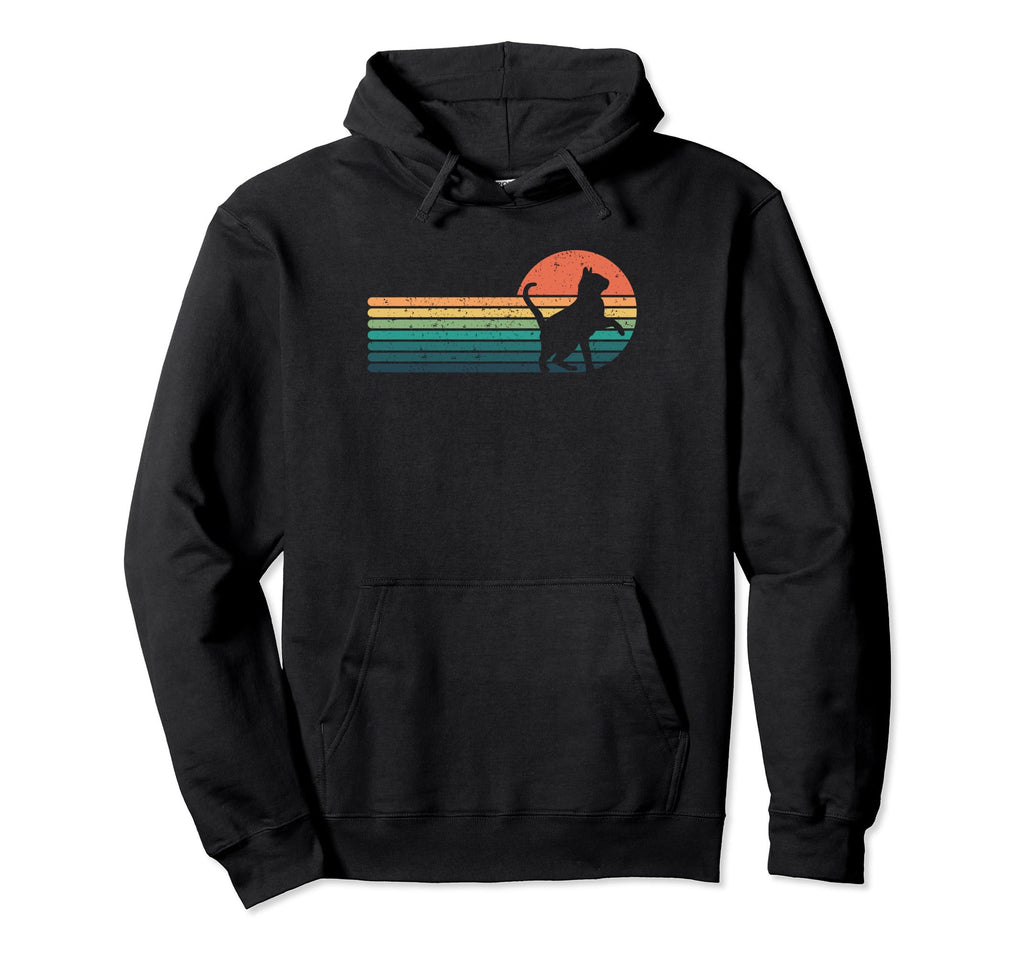 Cat Sunset Hoodie - Aesthetic Graphic Unisex - T-Shirt, Sweatshirt, Hoodie