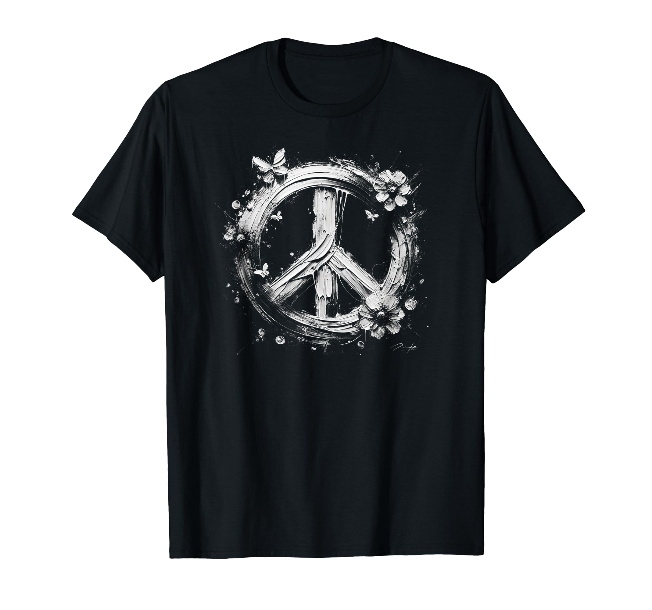 60S 70S Peace Love And Groovy Flower T-Shirt - Custom Art Print Men Women - T-Shirt, Sweatshirt, Hoodie