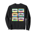 80S 90S Cassette Tape 1980S 1990S Music Sweatshirt - Unique Graphic Unisex - T-Shirt, Sweatshirt, Hoodie