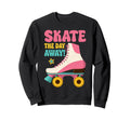 Roller Skating Roller Skates Sweatshirt - Unique Graphic for Adults - T-Shirt, Sweatshirt, Hoodie