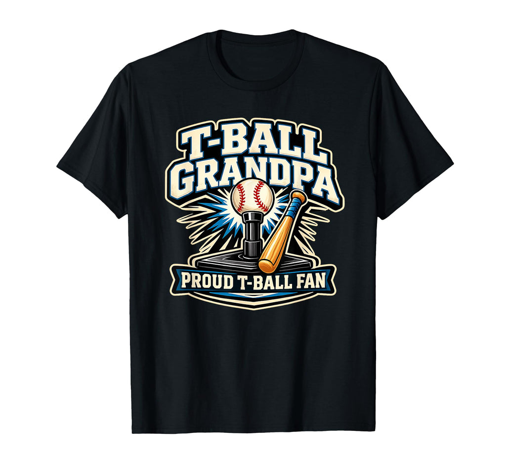 T Ball Grandpa Proud Ball Grandparent T-Shirt - Minimalist Print Men Women - T-Shirt, Sweatshirt, Hoodie