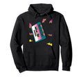 Cassette Tape 80S 90S Neon Hoodie - Novelty Apparel Unisex - T-Shirt, Sweatshirt, Hoodie