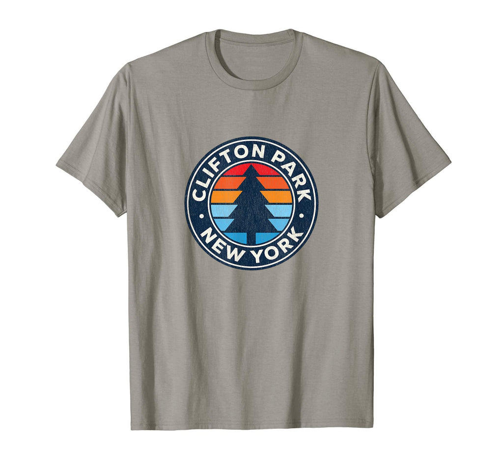 Clifton Park New York Ny 70S T-Shirt - Unique Graphic for Adults - T-Shirt, Sweatshirt, Hoodie