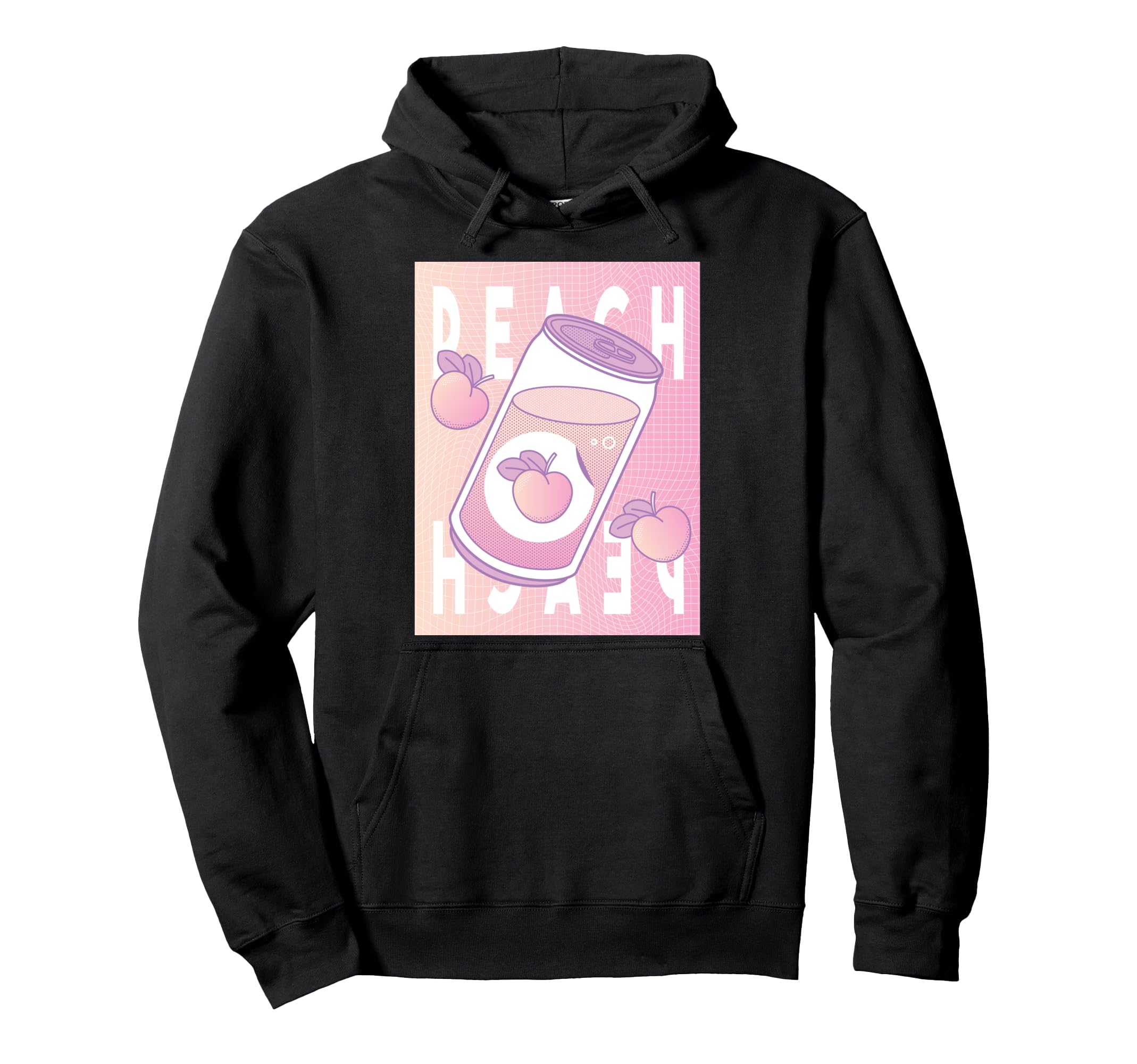 Pastel Peach Soda Can L Japanese Vaporwave Hoodie - Trendy Graphic Unisex - T-Shirt, Sweatshirt, Hoodie