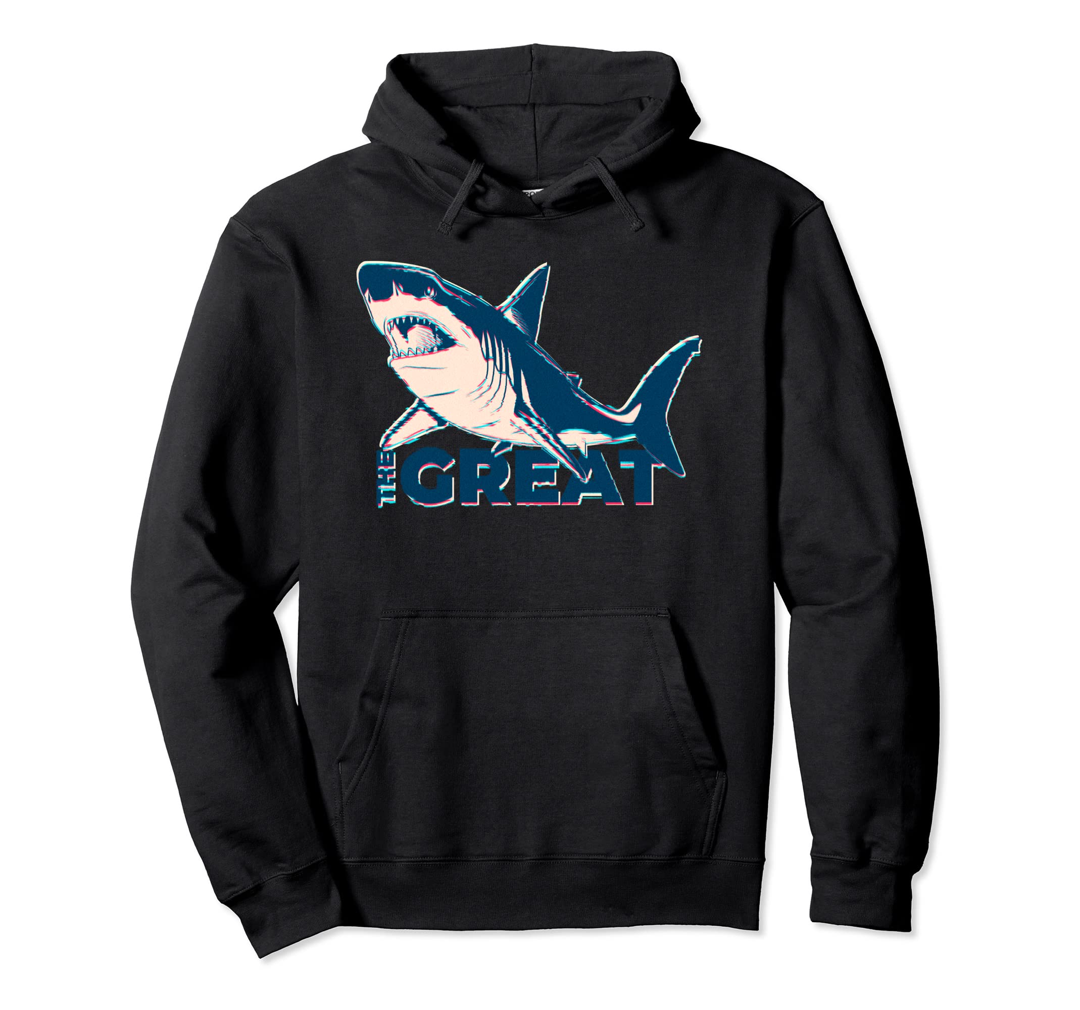 Great White Shark Lover Aesthetic Hoodie - Aesthetic Graphic for Adults - T-Shirt, Sweatshirt, Hoodie