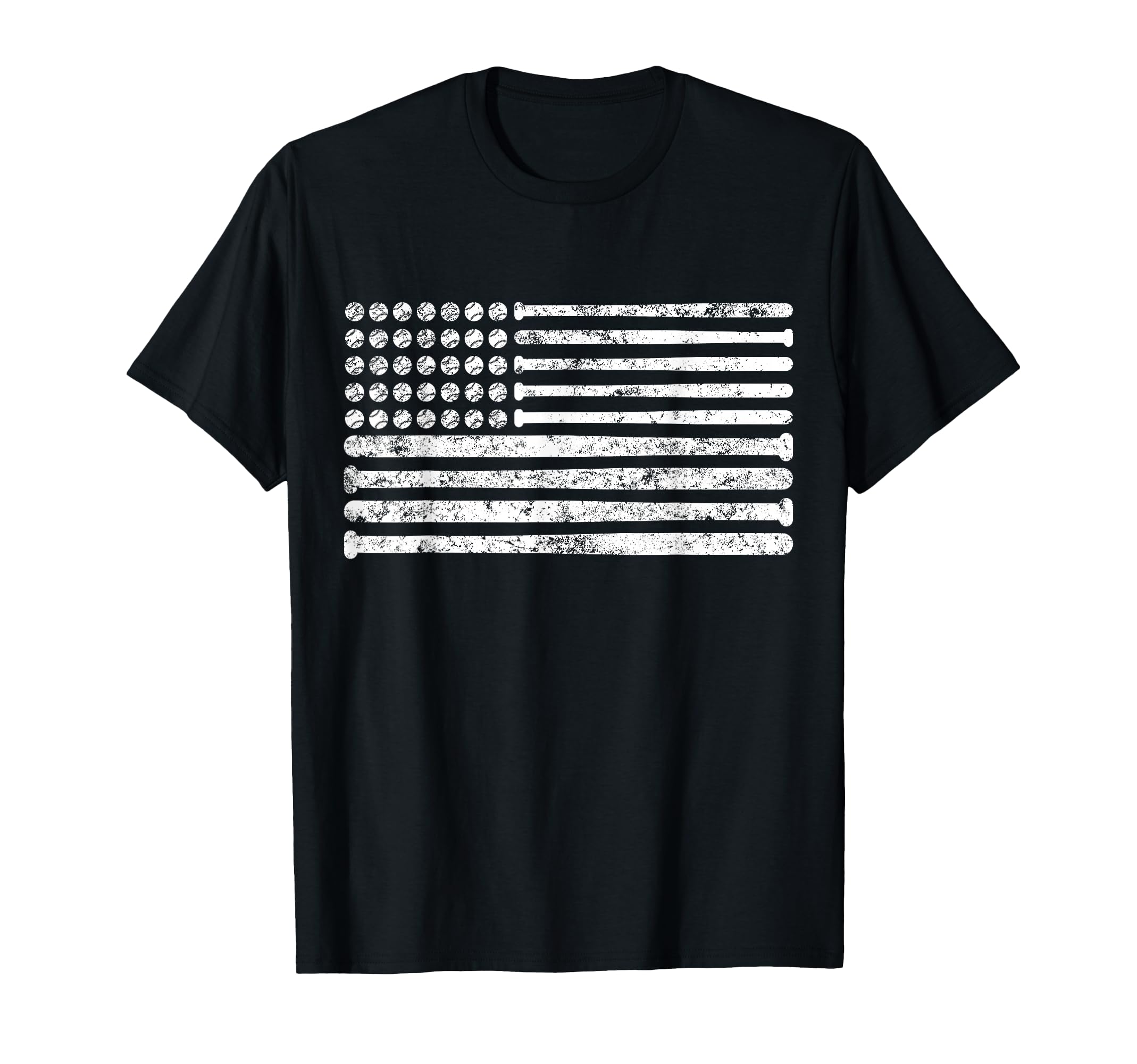 Usa Flag American Baseball Patriotic T-Shirt - Graphic Print for Adults - T-Shirt, Sweatshirt, Hoodie