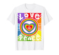 Peace Sign Love 60S 70S Tie Dye T-Shirt - Streetwear Style for Adults - T-Shirt, Sweatshirt, Hoodie