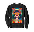Boho And Flowers Art Magic Nature Sweatshirt - Unique Graphic Men Women - T-Shirt, Sweatshirt, Hoodie