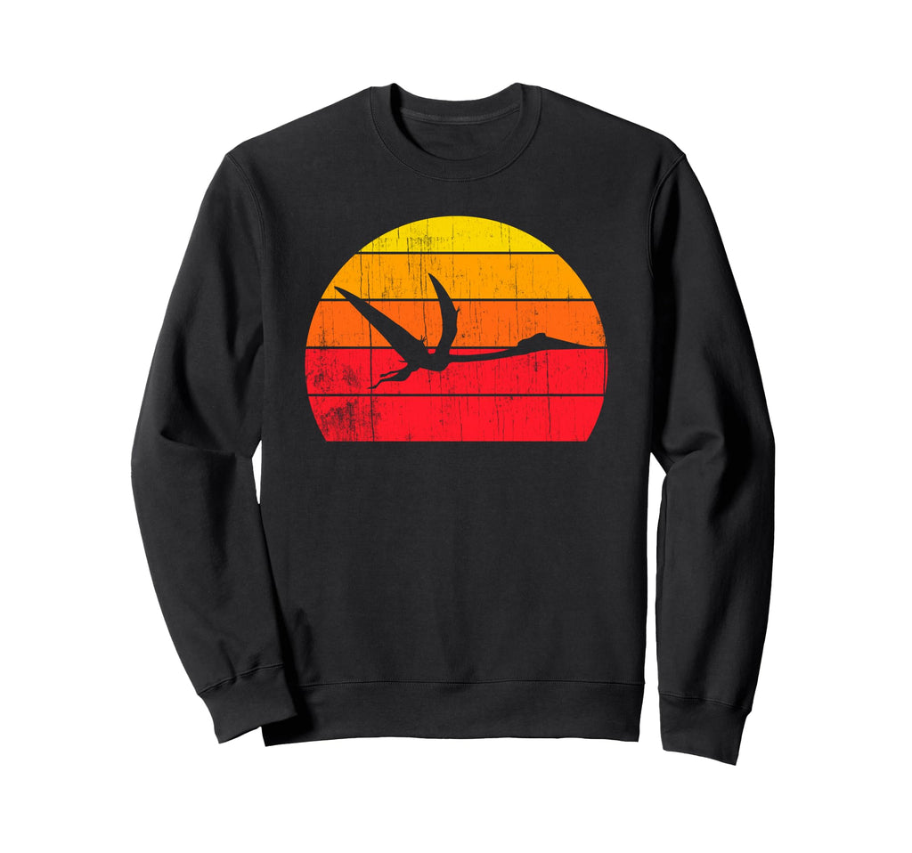 Quetzalcoatlus Sunset Gift Sweatshirt - Minimalist Print Men Women - T-Shirt, Sweatshirt, Hoodie