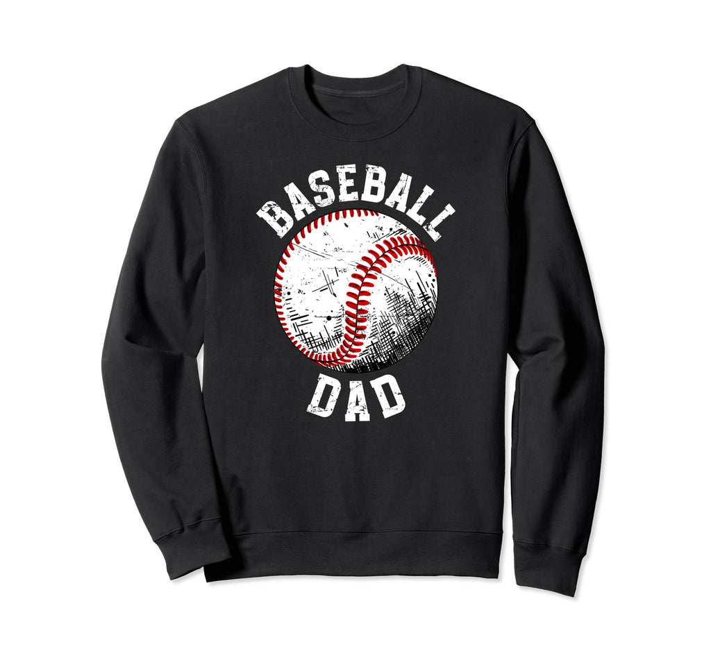 Baseball Dad Baseball Player Dad Sweatshirt - Aesthetic Graphic for Adults - T-Shirt, Sweatshirt, Hoodie