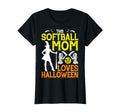 This Softball Mom Loves Halloween T-Shirt - Minimalist Print Men Women - T-Shirt, Sweatshirt, Hoodie