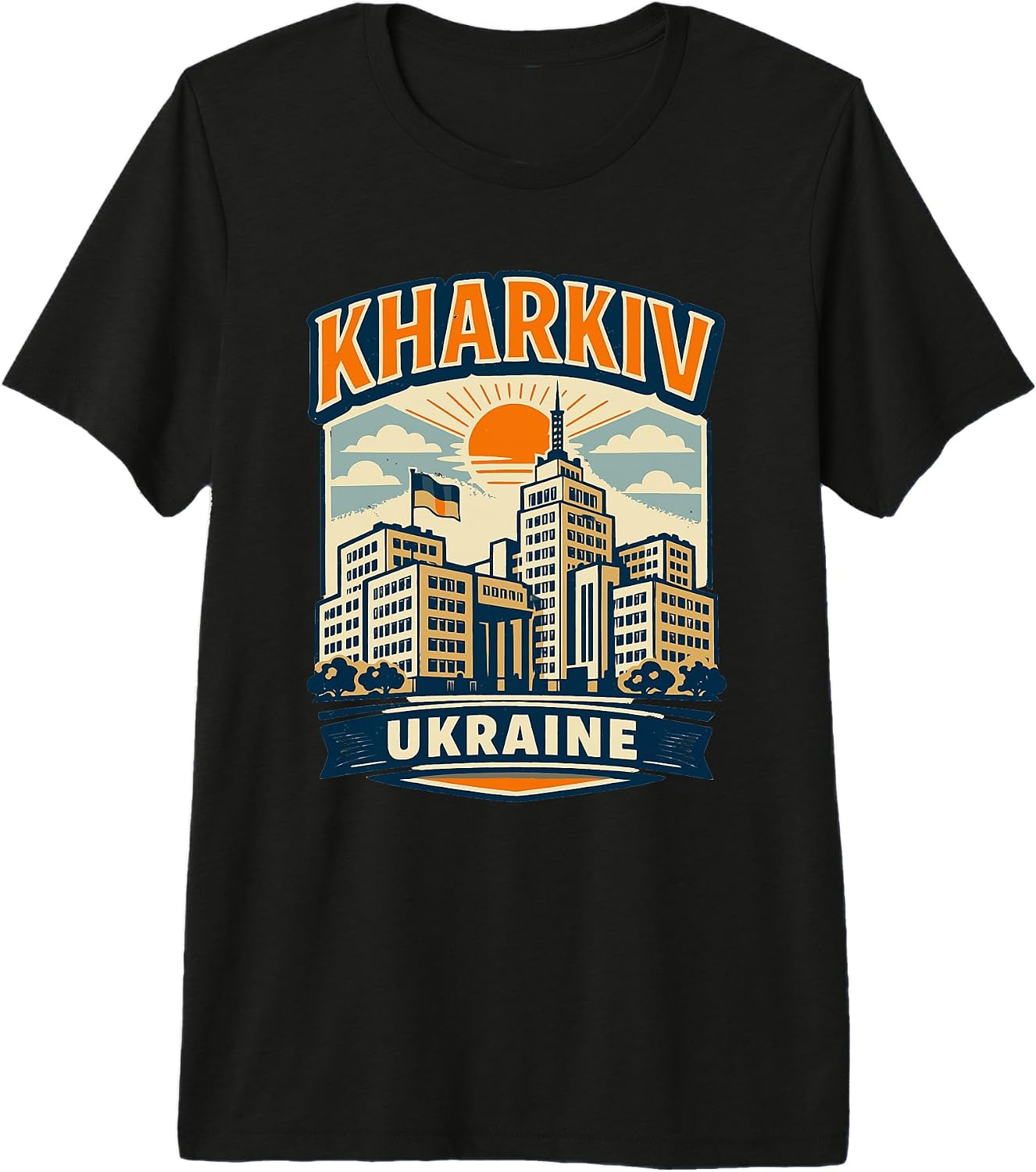 Kharkiv Ukraine - Adult & Kids T-Shirts, Sweatshirts & Hoodies apparel design preview 1