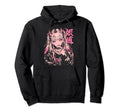 Goth Grunge Demon Anime Waifu Horror Alt Hoodie - Graphic Print for Adults - T-Shirt, Sweatshirt, Hoodie