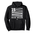 Nick Solak Flag Texas Patriotic Baseball Hoodie - Unique Graphic Unisex - T-Shirt, Sweatshirt, Hoodie