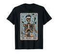Skeleton Hockey Dad Tarot Card Fathers T-Shirt - Minimalist Print Unisex - T-Shirt, Sweatshirt, Hoodie