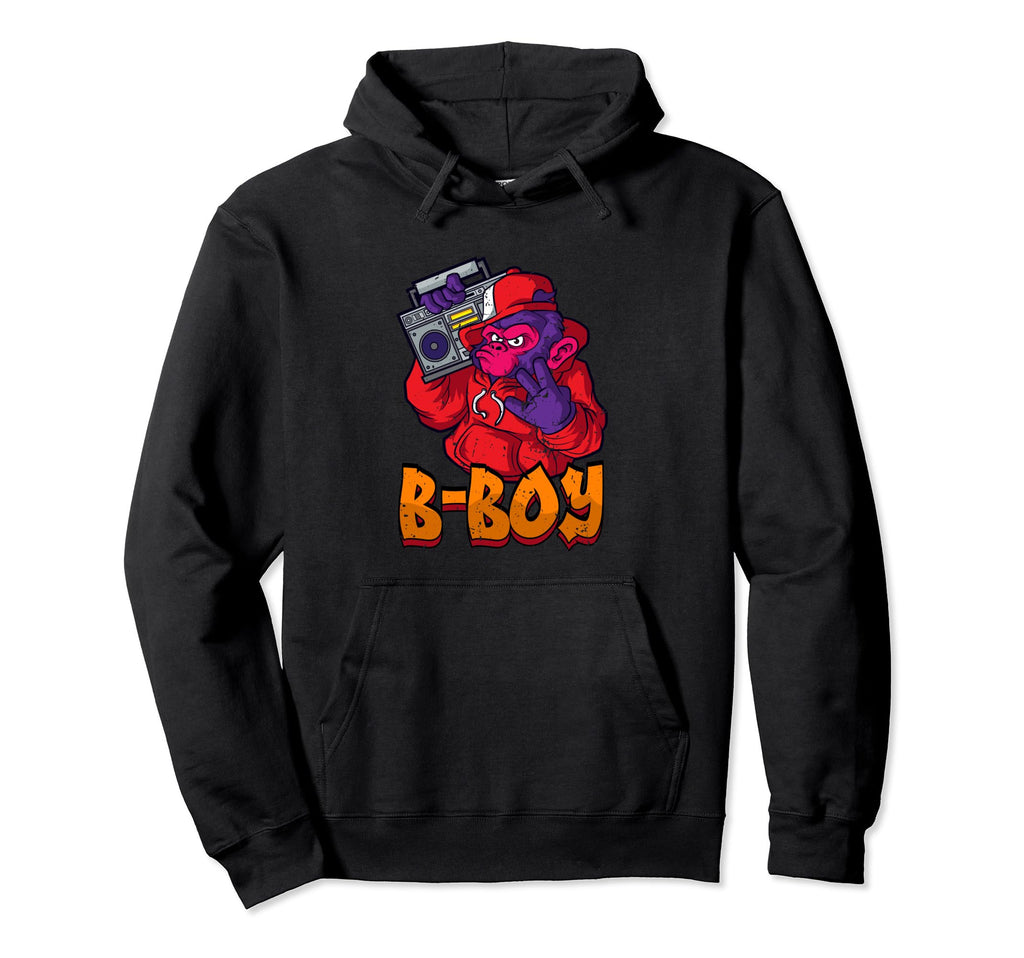 B Hip Hop Boombox Old School Rap Hoodie - Trendy Graphic for Adults - T-Shirt, Sweatshirt, Hoodie