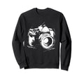 Camera Photography Drawing Art Sweatshirt - Aesthetic Graphic for Adults - T-Shirt, Sweatshirt, Hoodie