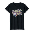 Baseball Mom Distressed Mothers Day T-Shirt - Casual Everyday Wear Unisex - T-Shirt, Sweatshirt, Hoodie