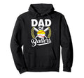 Dad Ballers Baseball Lover Dad Gift Hoodie - Casual Everyday Wear Unisex - T-Shirt, Sweatshirt, Hoodie