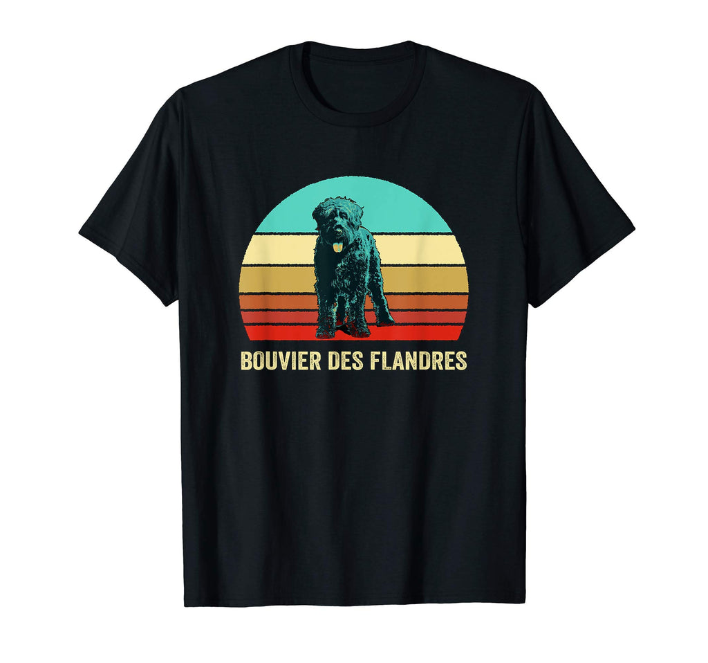 Sunset Bouvier Des Flandres T-Shirt - Fun Novelty Design Men Women - T-Shirt, Sweatshirt, Hoodie