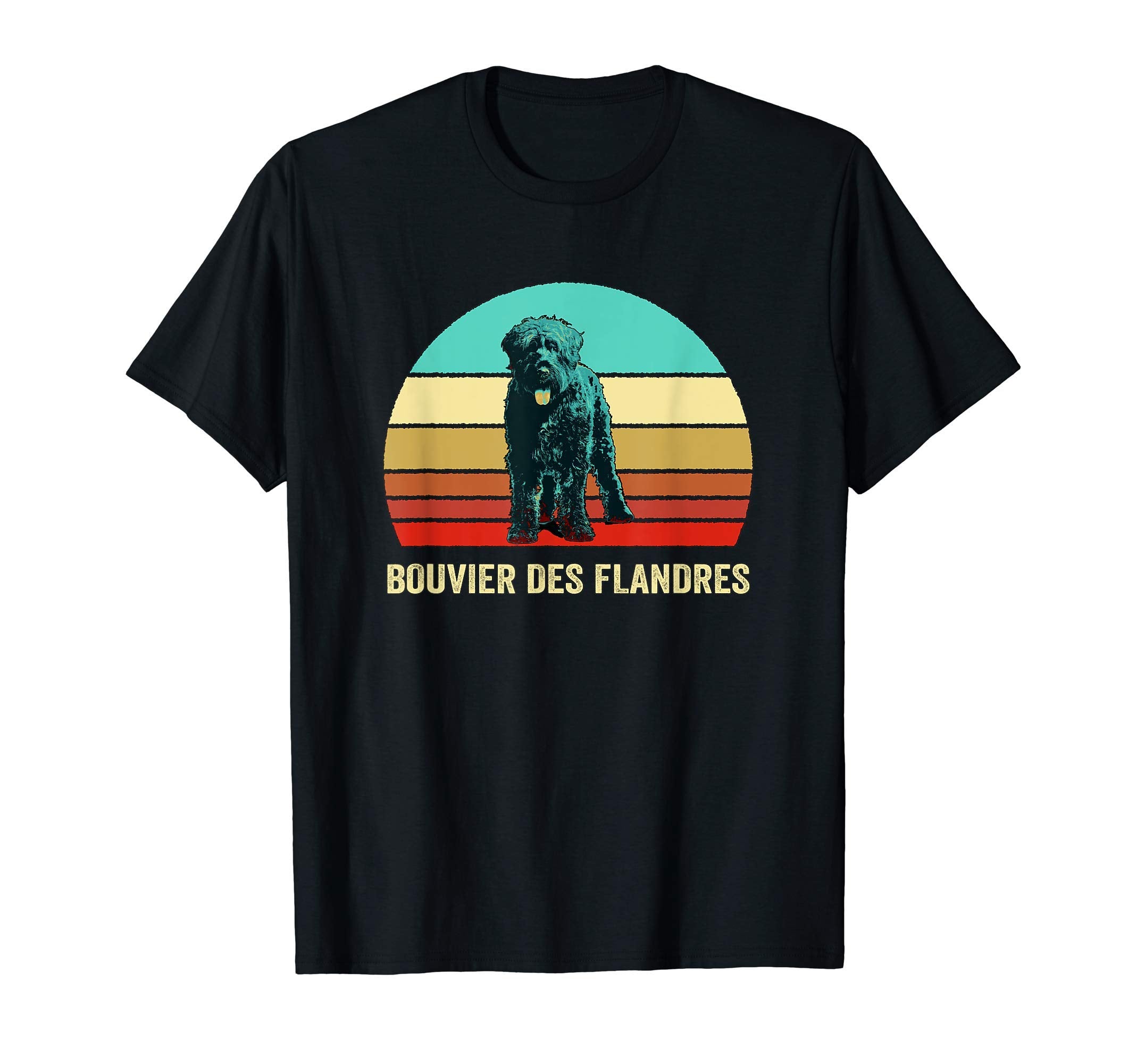 Sunset Bouvier Des Flandres T-Shirt - Fun Novelty Design Men Women - T-Shirt, Sweatshirt, Hoodie