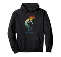 Be Kind Dancing Kokopelli Distressed Hoodie - Unique Graphic for Adults - T-Shirt, Sweatshirt, Hoodie