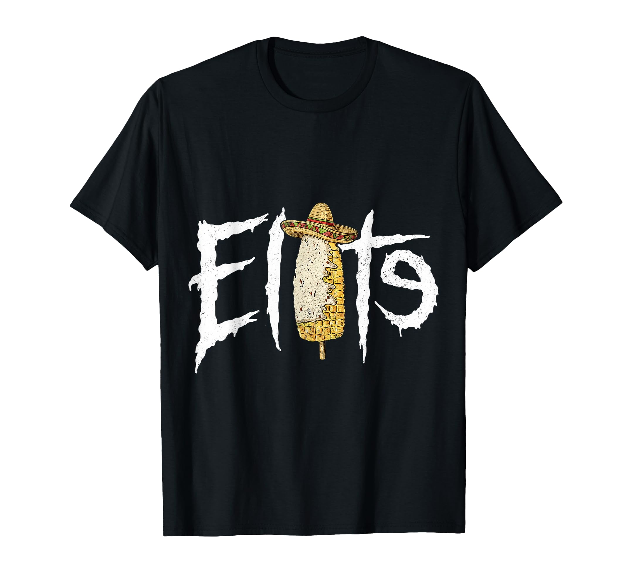 Funny Distressed Elote Corn Lover T-Shirt - Novelty Apparel Unisex - T-Shirt, Sweatshirt, Hoodie