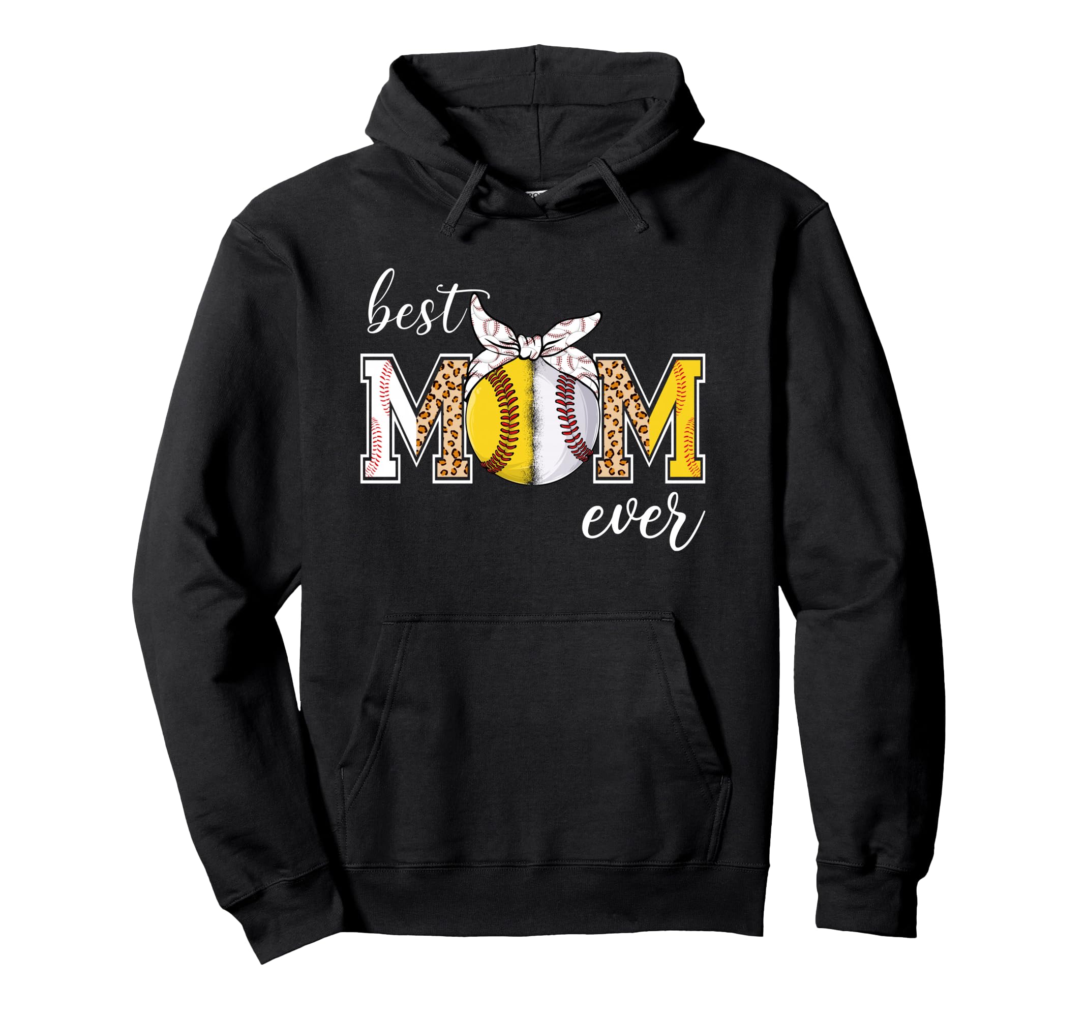 Best Softball Mom Baseball Mom Hoodie - Casual Everyday Wear Men Women - T-Shirt, Sweatshirt, Hoodie