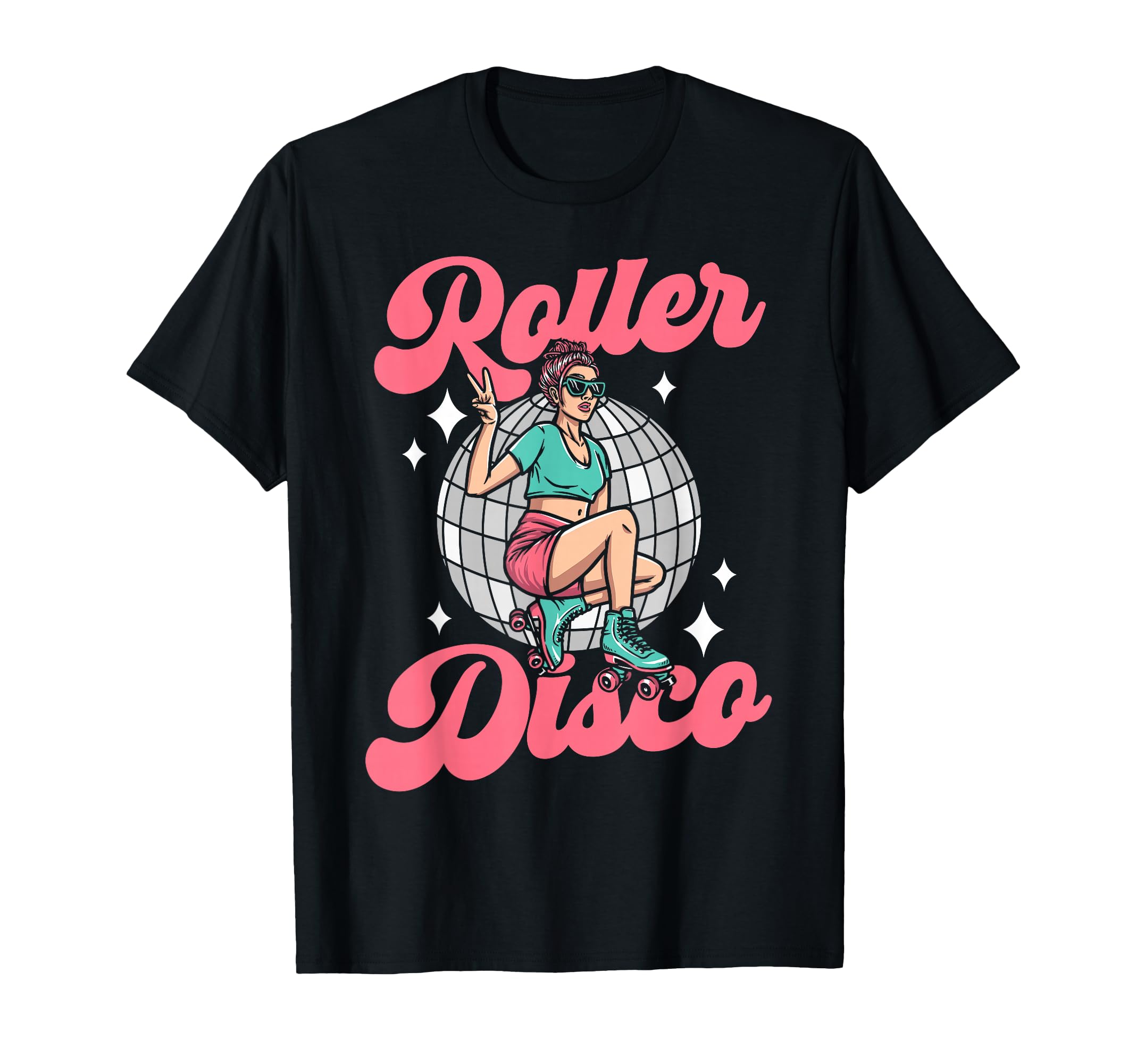 Roller Skating Skate 1970S Roller T-Shirt - Fun Novelty Design for Adults - T-Shirt, Sweatshirt, Hoodie