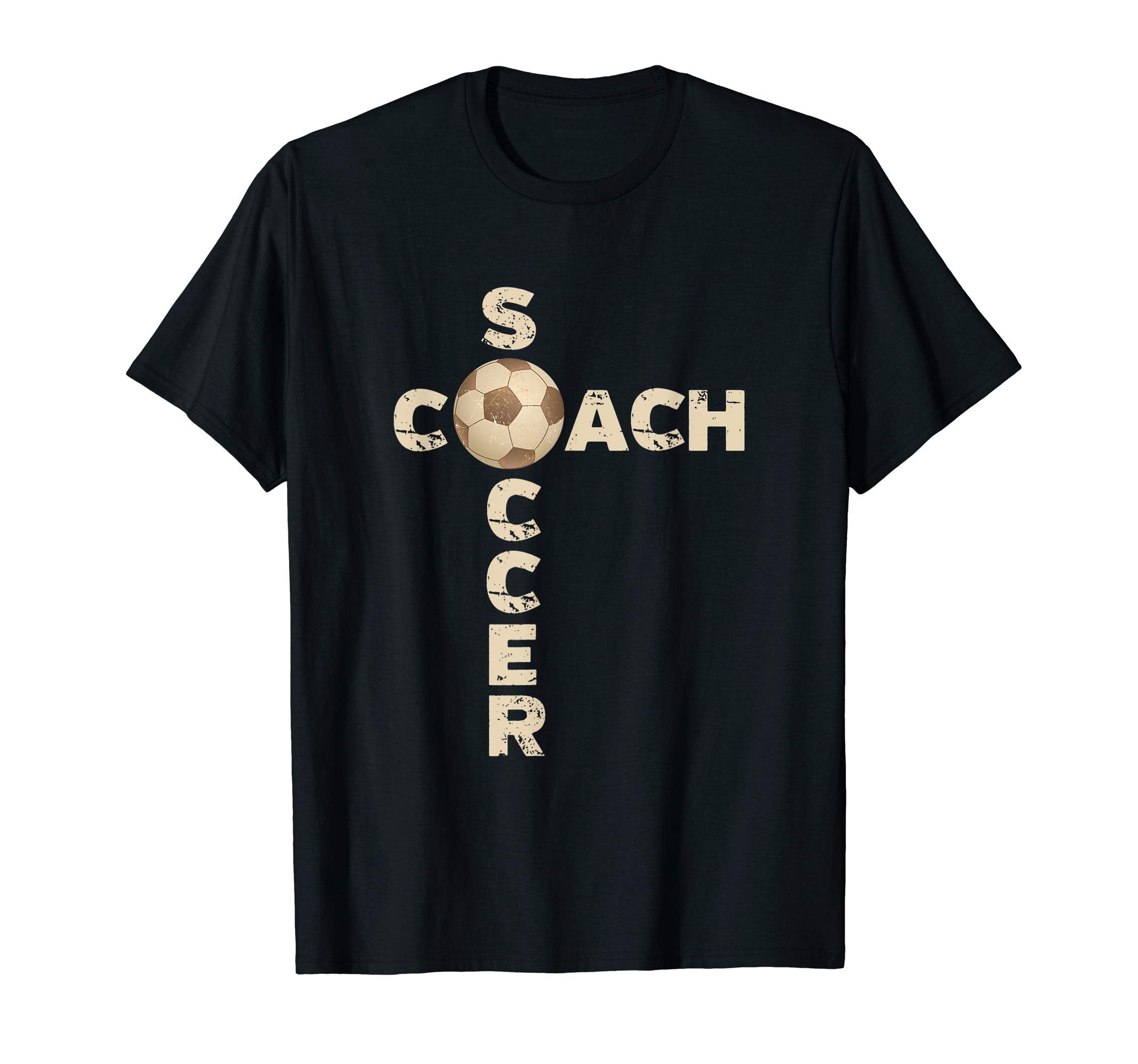 Soccer Coach Gift Distressed Aged T-Shirt - Trendy Graphic Men Women - T-Shirt, Sweatshirt, Hoodie