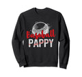 Baseball Pappy Fathers Day Sweatshirt - Casual Everyday Wear for Adults - T-Shirt, Sweatshirt, Hoodie