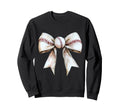 Baseball Coquette Bow Baseball Sweatshirt - Fun Novelty Design Men Women - T-Shirt, Sweatshirt, Hoodie
