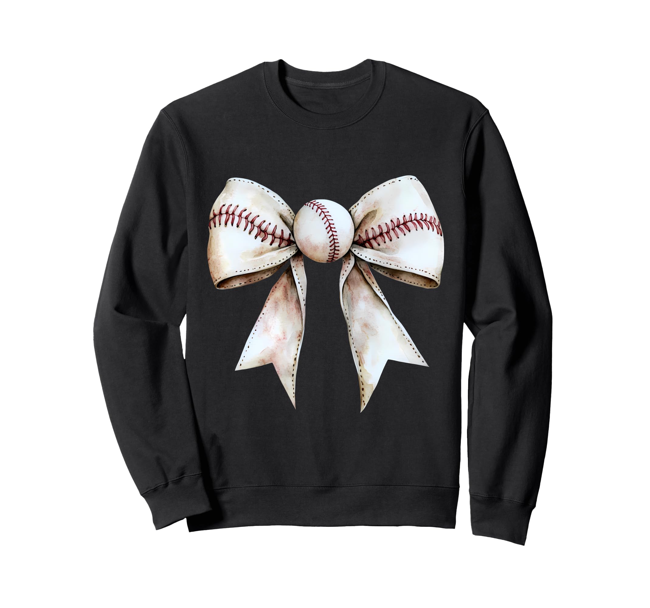 Baseball Coquette Bow Baseball Sweatshirt - Fun Novelty Design Men Women - T-Shirt, Sweatshirt, Hoodie