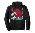 Vaporwave Great Wave Off Kanagawa Hoodie - Aesthetic Graphic Men Women - T-Shirt, Sweatshirt, Hoodie