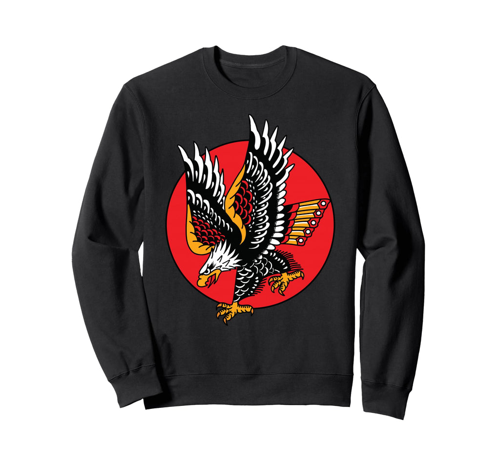 Eagle American Traditional Sweatshirt - Aesthetic Graphic for Adults - T-Shirt, Sweatshirt, Hoodie