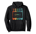 1949S Cassette Tape Birthday Hoodie - Aesthetic Graphic for Adults - T-Shirt, Sweatshirt, Hoodie