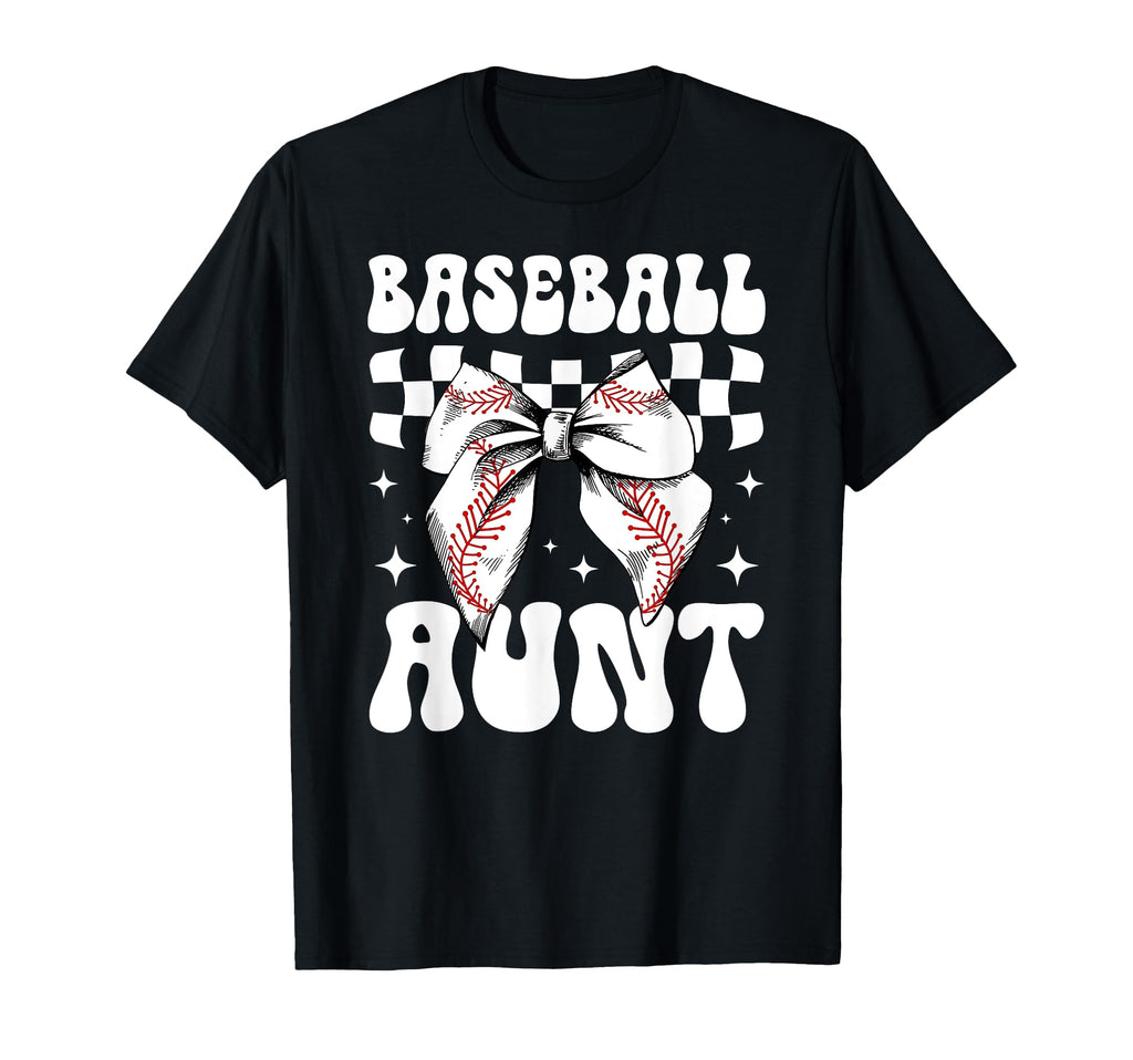Baseball Aunt Baseball Player Auntie T-Shirt - Trendy Graphic Men Women - T-Shirt, Sweatshirt, Hoodie