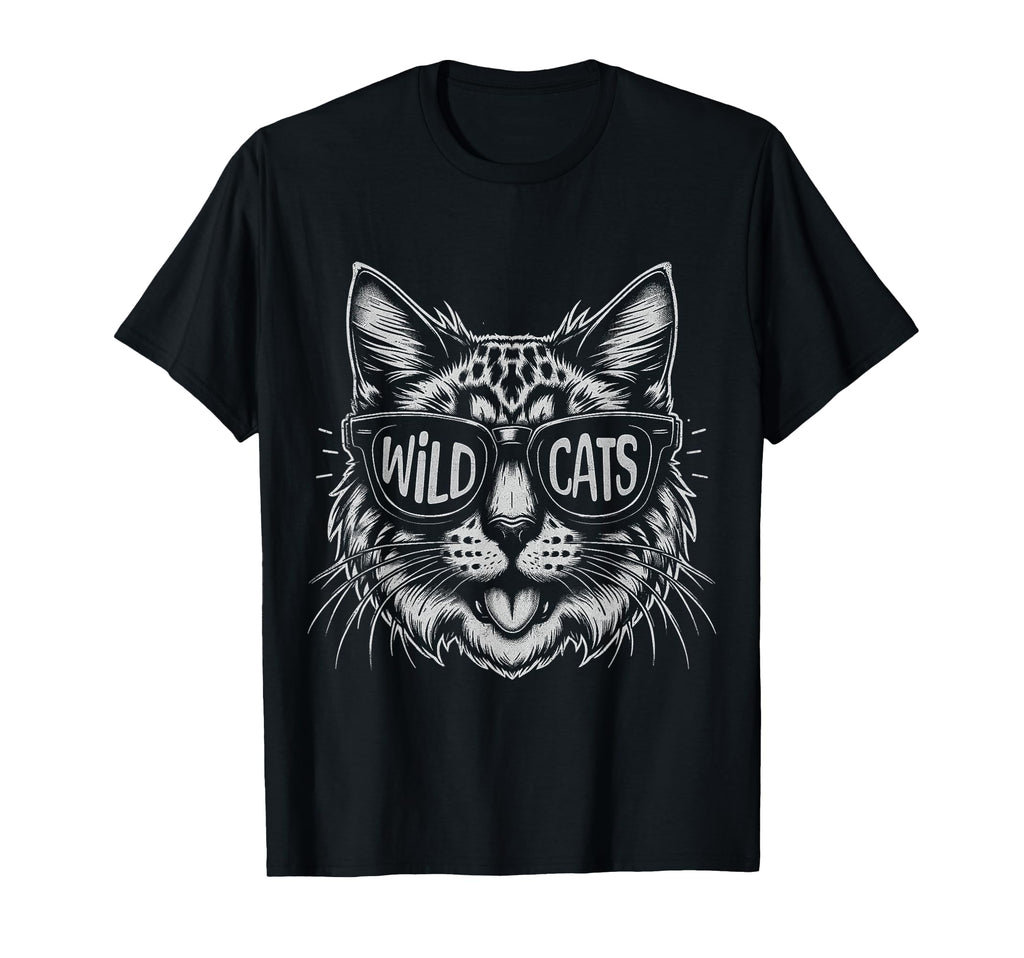 Wildcats Name Styles Cats Lovers Animal T-Shirt - Graphic Print for Adults - T-Shirt, Sweatshirt, Hoodie