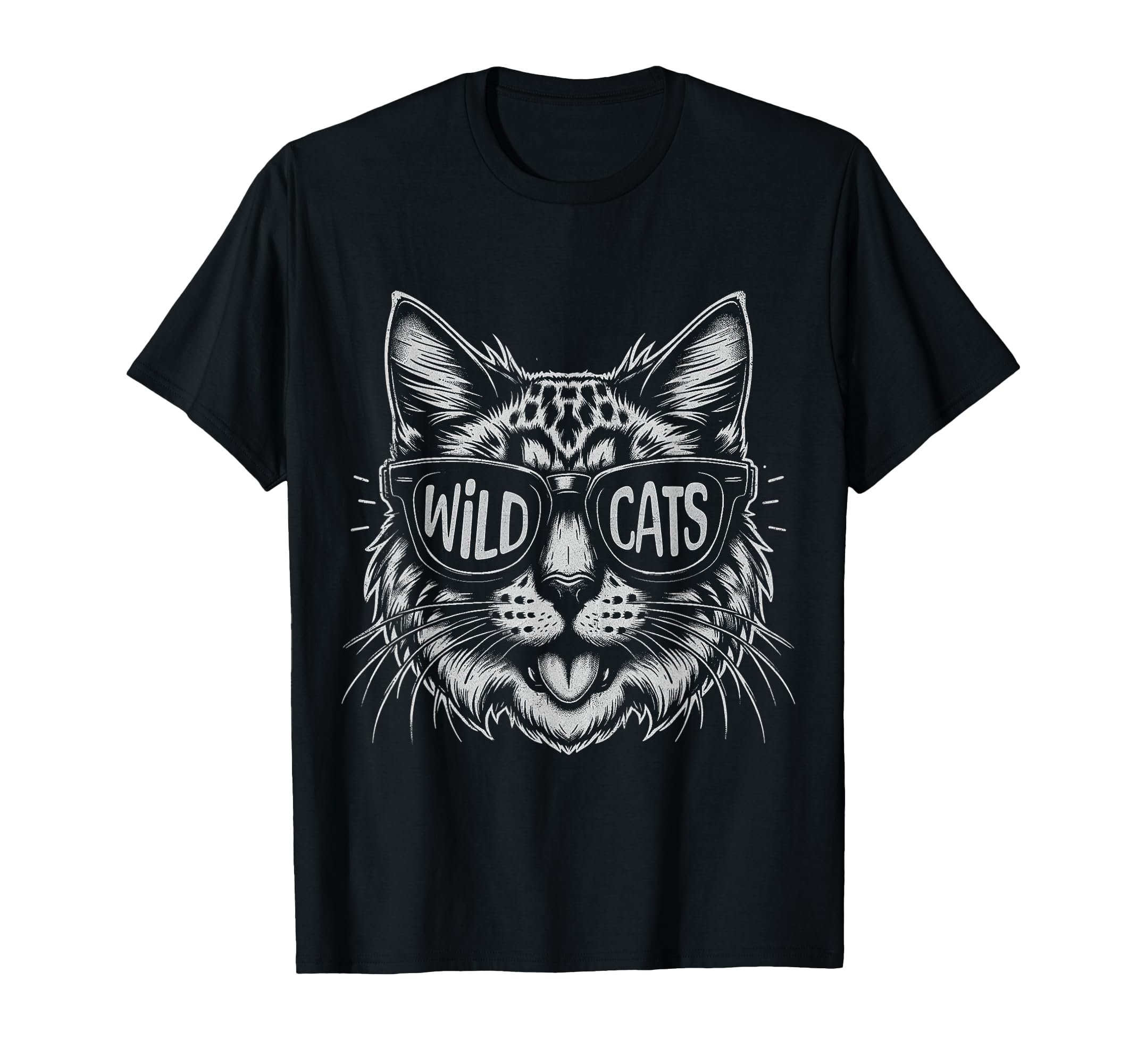 Wildcats Name Styles Cats Lovers Animal T-Shirt - Graphic Print for Adults - T-Shirt, Sweatshirt, Hoodie