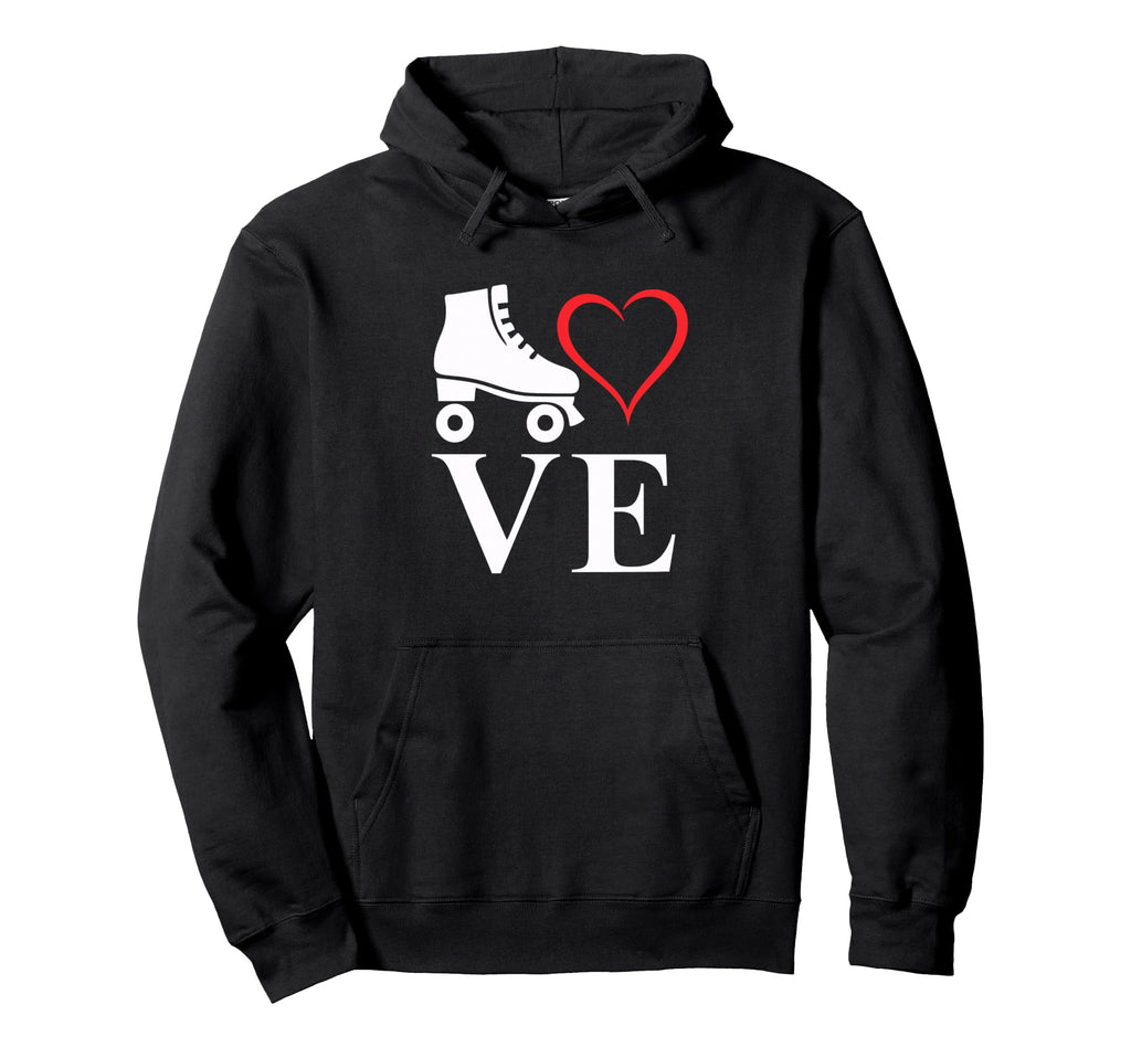 I Love Roller Skating 70S 80S Roller Hoodie - Streetwear Style for Adults - T-Shirt, Sweatshirt, Hoodie