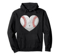 Baseball Number 0 Distressed Heart Hoodie - Trendy Graphic for Adults - T-Shirt, Sweatshirt, Hoodie