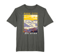 Park City Ski Area Utah Distressed T-Shirt - Fun Novelty Design Men Women - T-Shirt, Sweatshirt, Hoodie