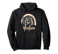 Boho Rainbow Heart Religious Christian Hoodie - Trendy Graphic for Adults - T-Shirt, Sweatshirt, Hoodie