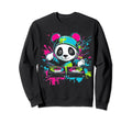Kawaii Panda Dj Japanese Edm Y2K Sweatshirt - Trendy Graphic for Adults - T-Shirt, Sweatshirt, Hoodie
