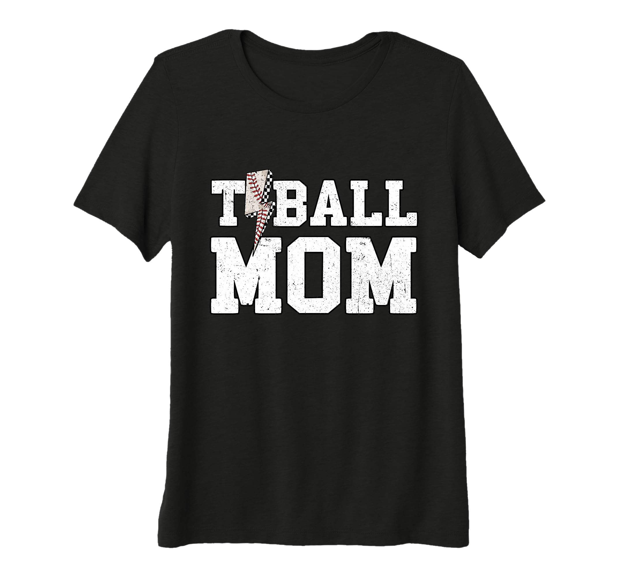 Womens T Ball Mama Baseball Tball Mom T-Shirt - Minimalist Print Men Women - T-Shirt, Sweatshirt, Hoodie