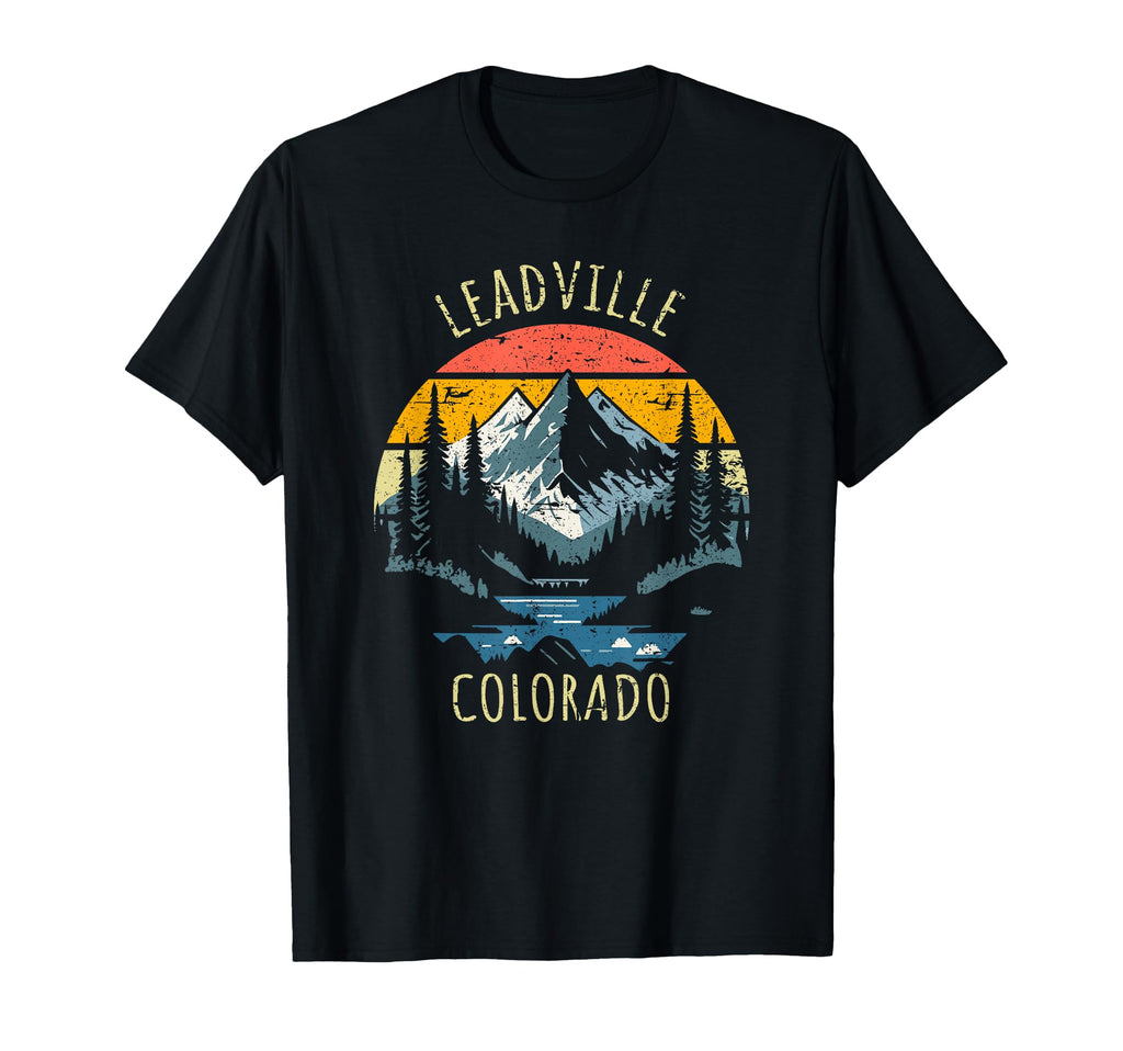 Leadville Colorado Usa Mountain T-Shirt - Custom Art Print Unisex - T-Shirt, Sweatshirt, Hoodie