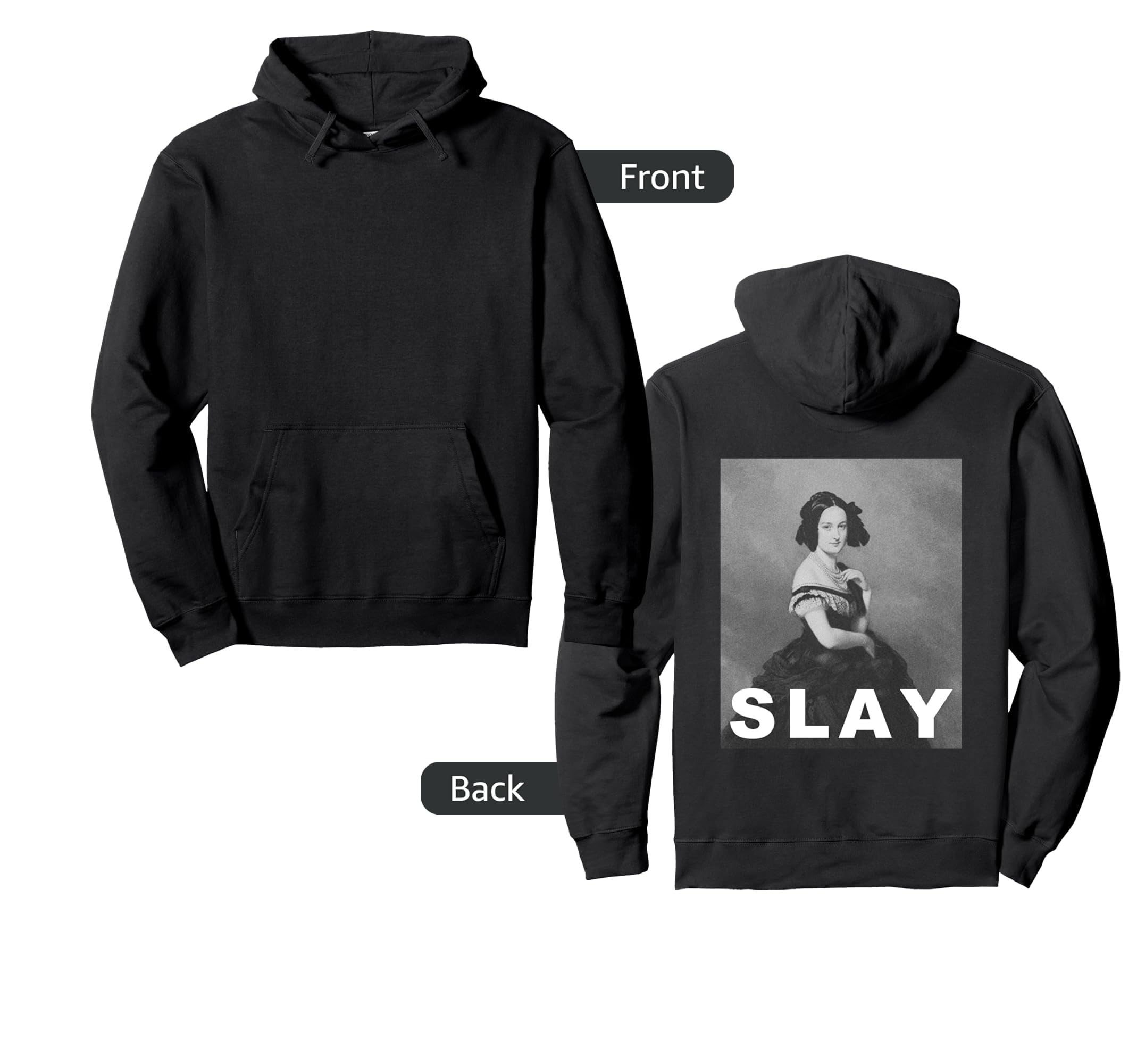 Slay Grunge Aesthetic 80S 90S Indie Hoodie - Novelty Apparel for Adults - T-Shirt, Sweatshirt, Hoodie